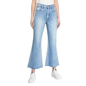 MOUSSY Sonora High Waist Flare Crop Jeans